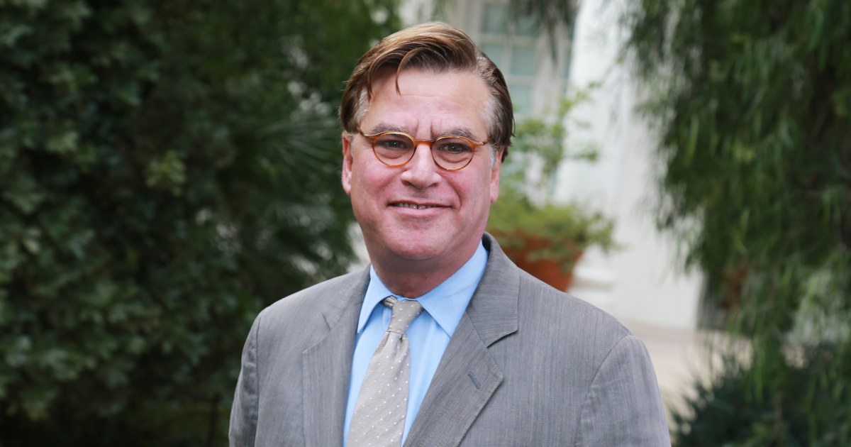 Aaron Sorkin on the press circuit