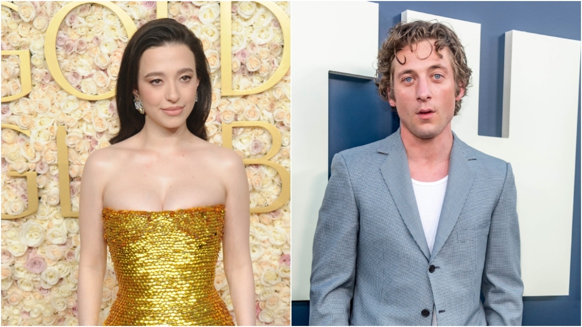 Mikey Madison and Jeremy Allen White, who play Frances Haugen and Jeff Horwitz