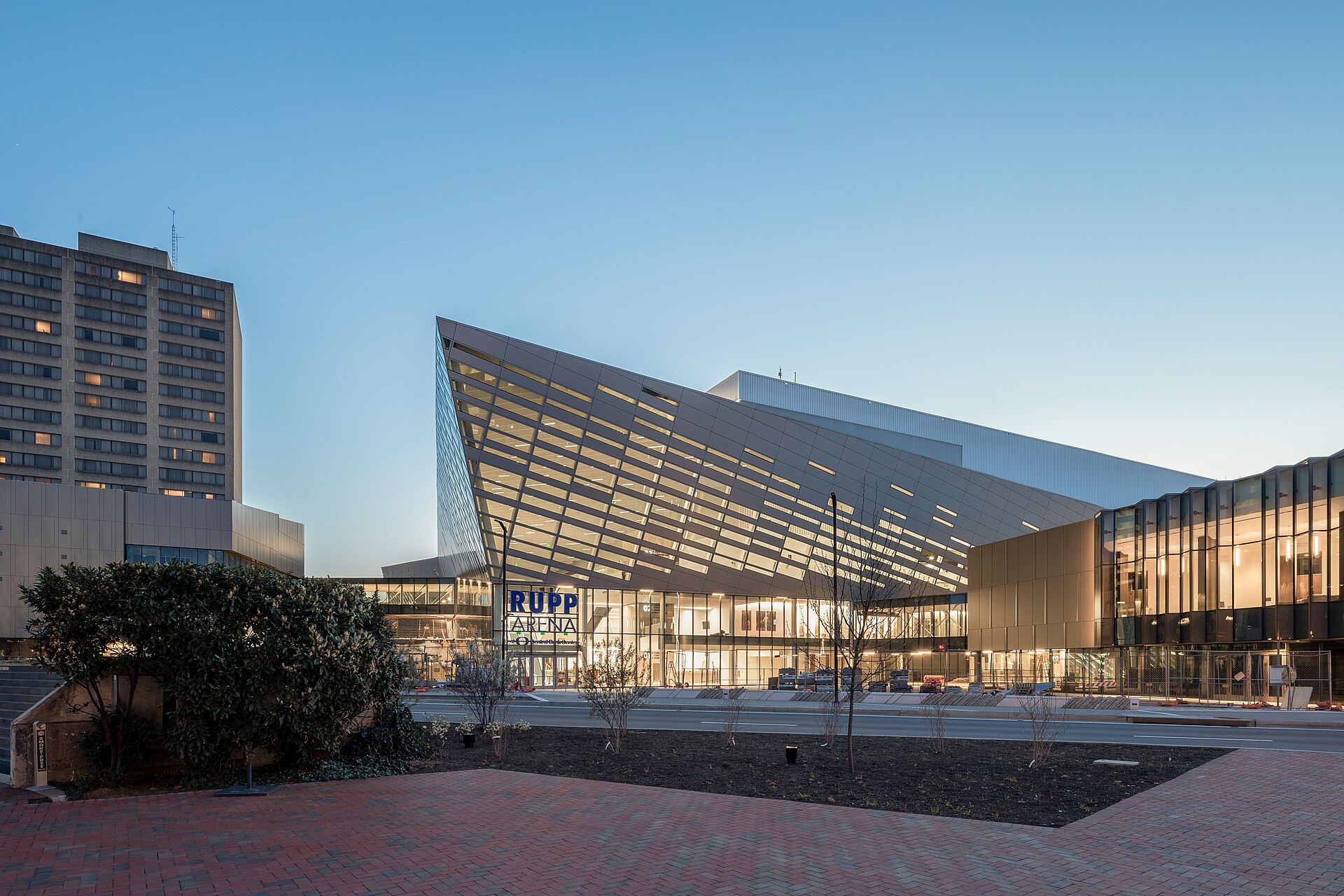 Rupp Arena in Lexington, home of Kentucky basketball, where Otega Oweh played his final two college seasons