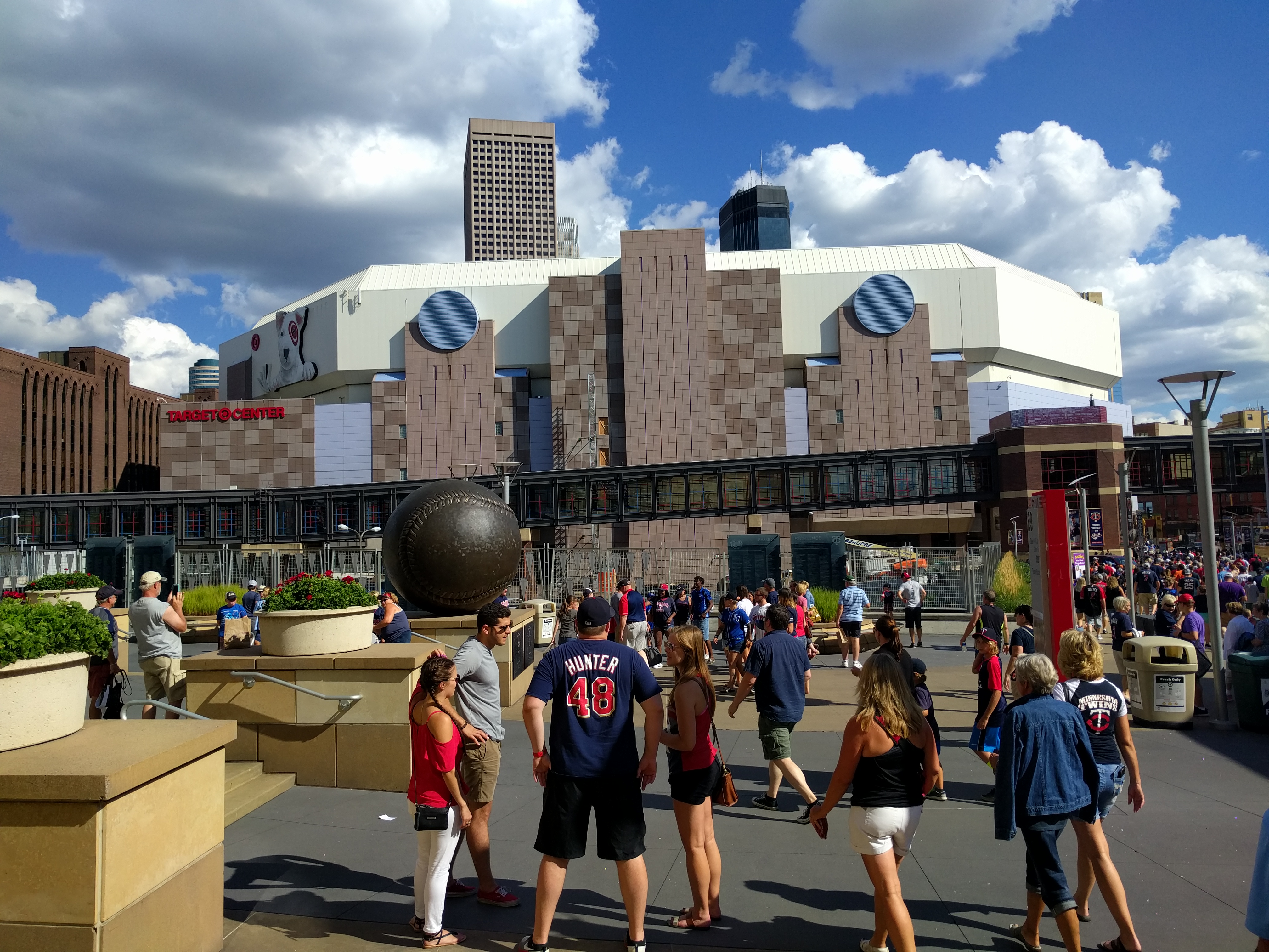 Target Center in Minneapolis, home of the Timberwolves