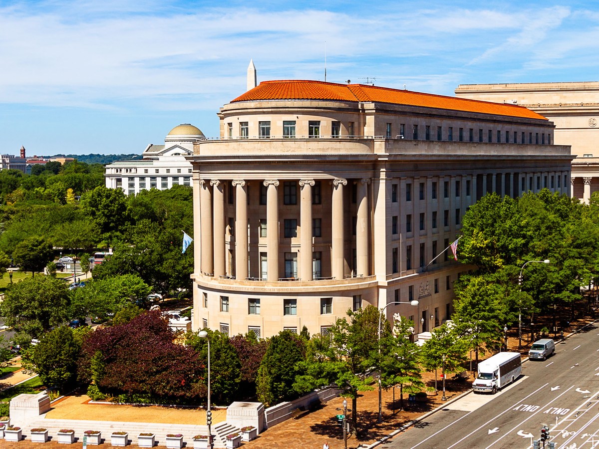 The Federal Trade Commission headquarters building in Washington, D.C.
