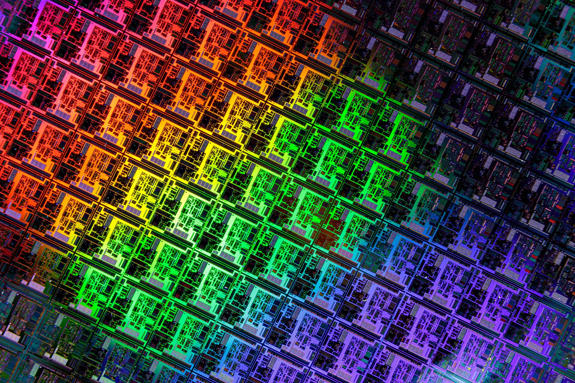 Semiconductor wafers in a cleanroom (file photo)