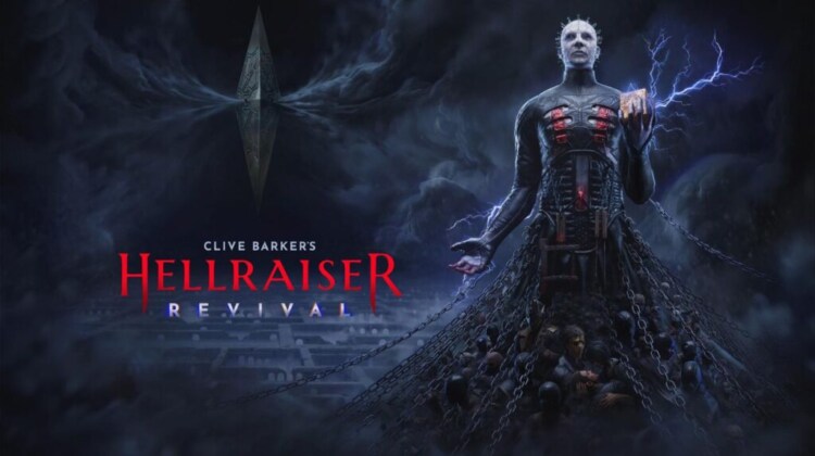 Clive Barker's Hellraiser: Revival key art — the Cenobite horror experience arrives October 8 on PS5, Xbox Series X|S and PC.