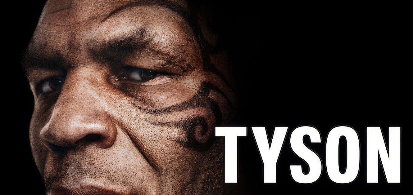 Official key art for TYSON, the Netflix documentary series on Mike Tyson