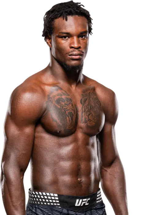 Damian Pinas poses for an official UFC portrait