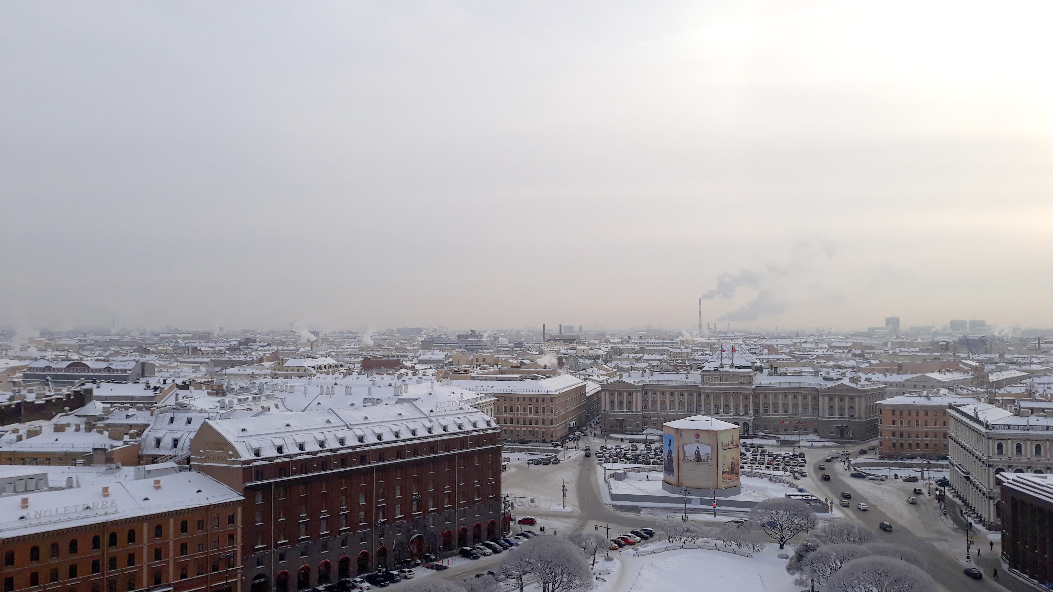 Panorama of St. Petersburg, Russia, across the Neva River