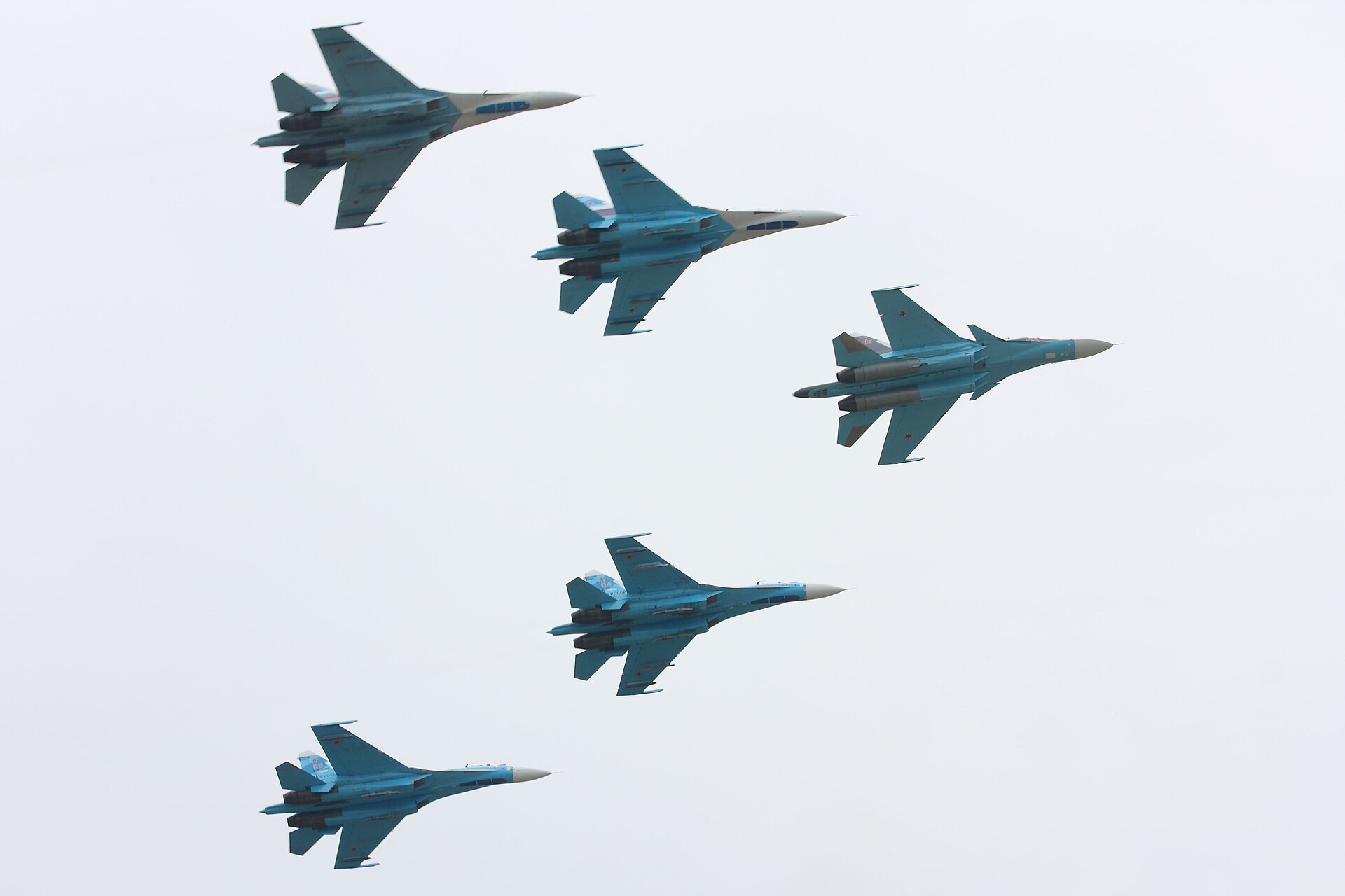 A Sukhoi Su-34 fighter-bomber in flight (file photo)