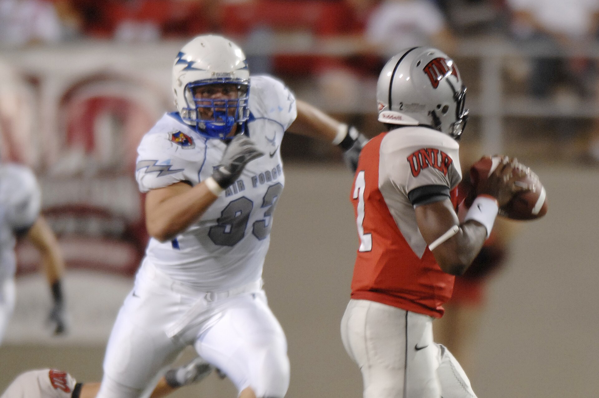 UNLV football in action — Rebel defensive football has fueled the program's winning streak