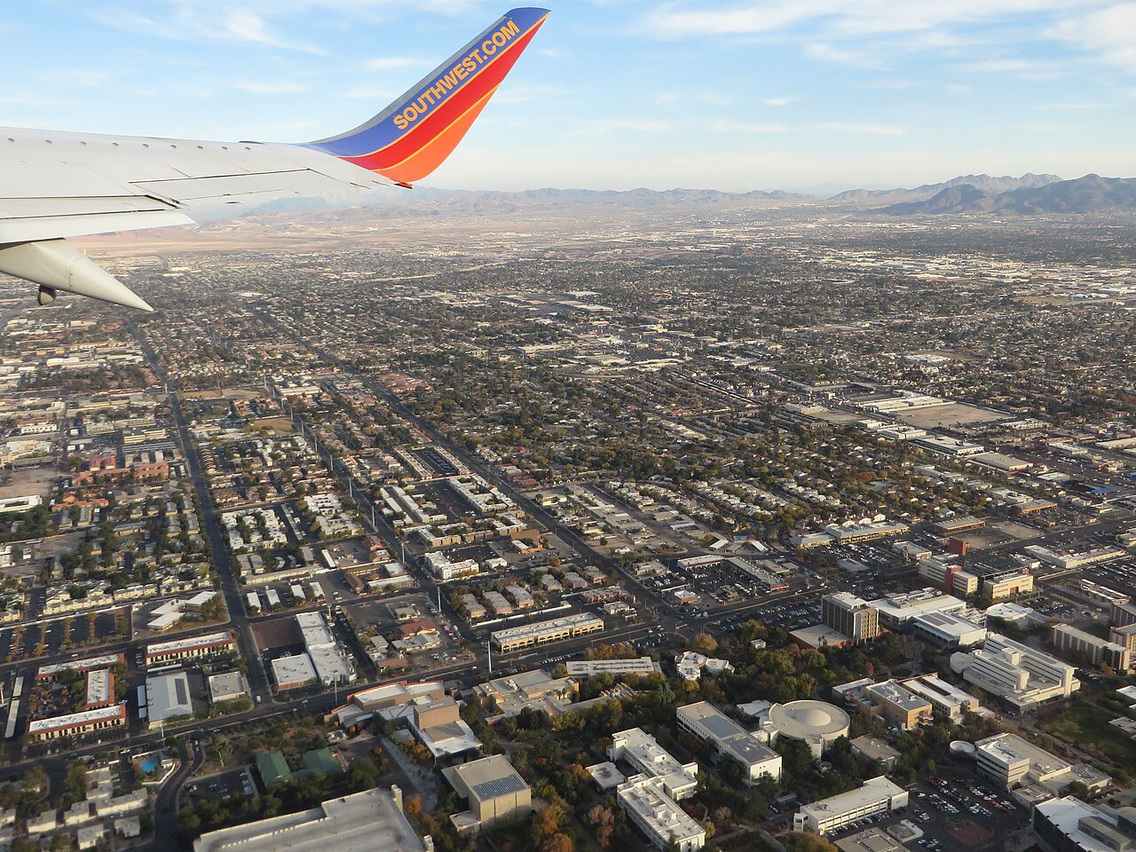 The campus of the University of Nevada, Las Vegas