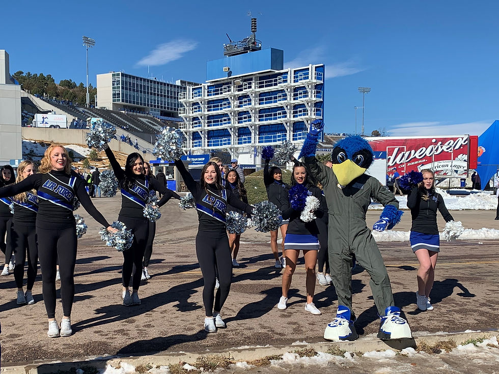Game day at Falcon Stadium, home of the Air Force Falcons at the U.S. Air Force Academy