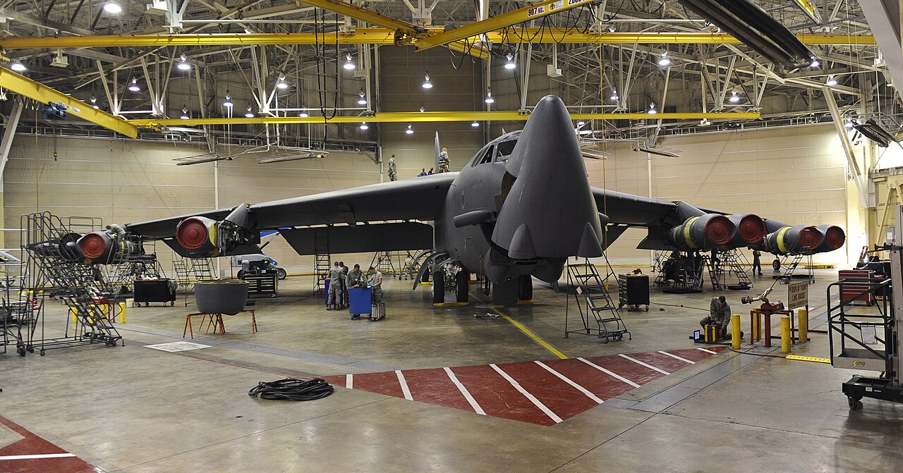 A B-52H Stratofortress at Barksdale Air Force Base, Louisiana (file photo)