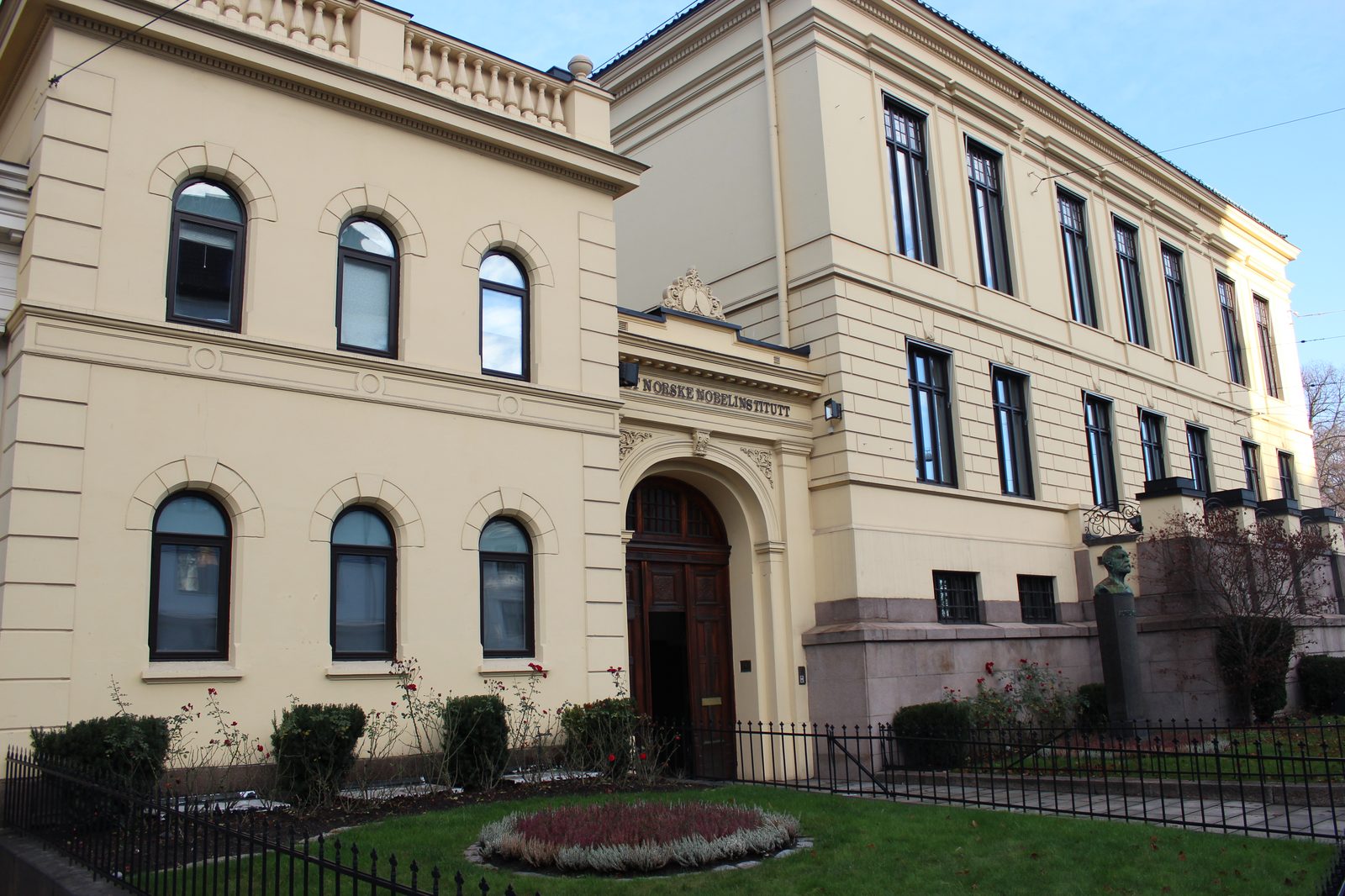 The Norwegian Nobel Institute in Oslo, where the 2026 Peace Prize was announced