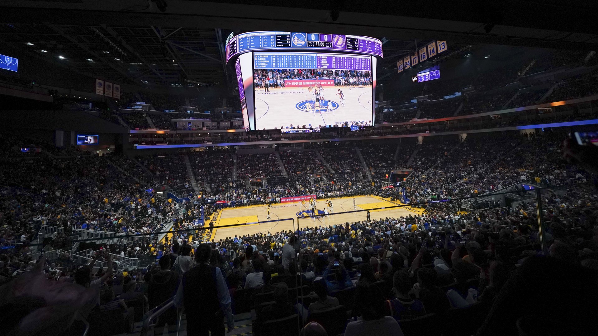 A general view of Chase Center, home of the Golden State Warriors.