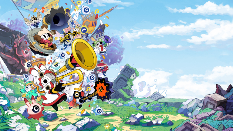 Ratatan screenshot showing rhythm-driven action gameplay