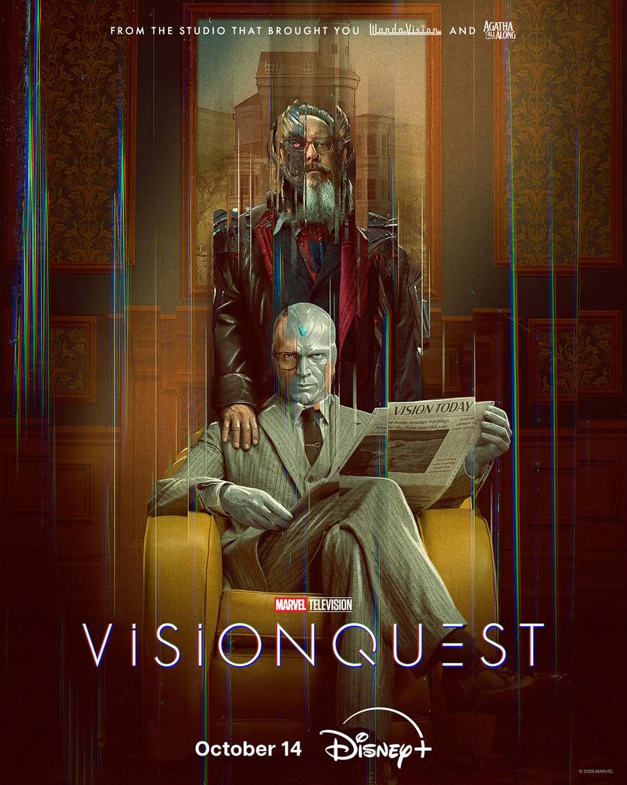 Official key art for Marvel's VisionQuest on Disney Plus