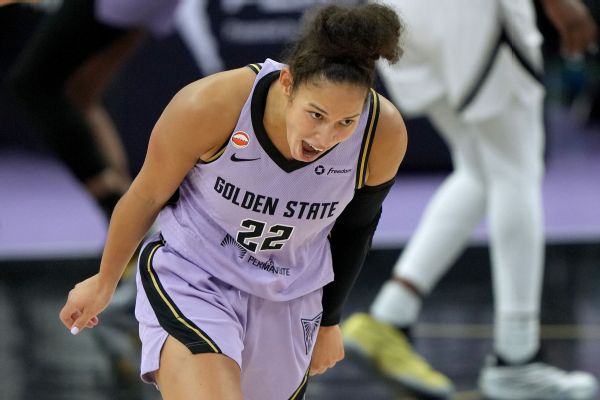 Atlanta Dream guard action during the 2026 WNBA season — the Dream forced 21 New York Liberty turnovers in Sunday's Game 1 rout and can take a 2-0 series lead Wednesday at State Farm Arena.