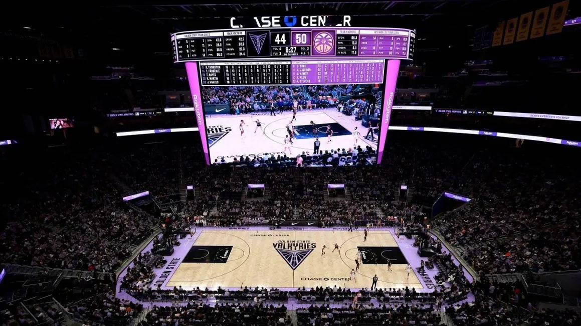 Chase Center in San Francisco, home of the Golden State Valkyries