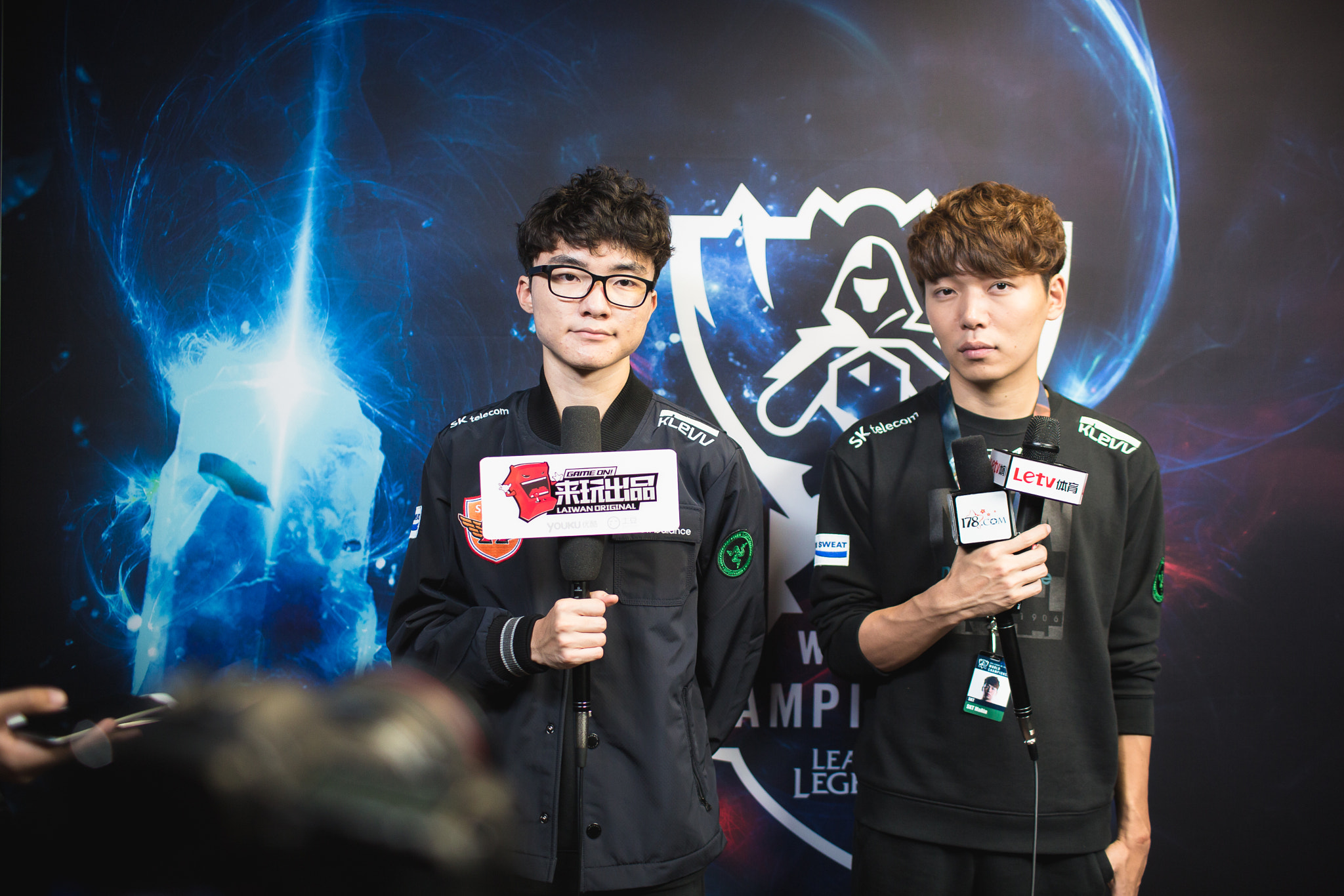 Faker at media day during the 2015 League of Legends World Championship