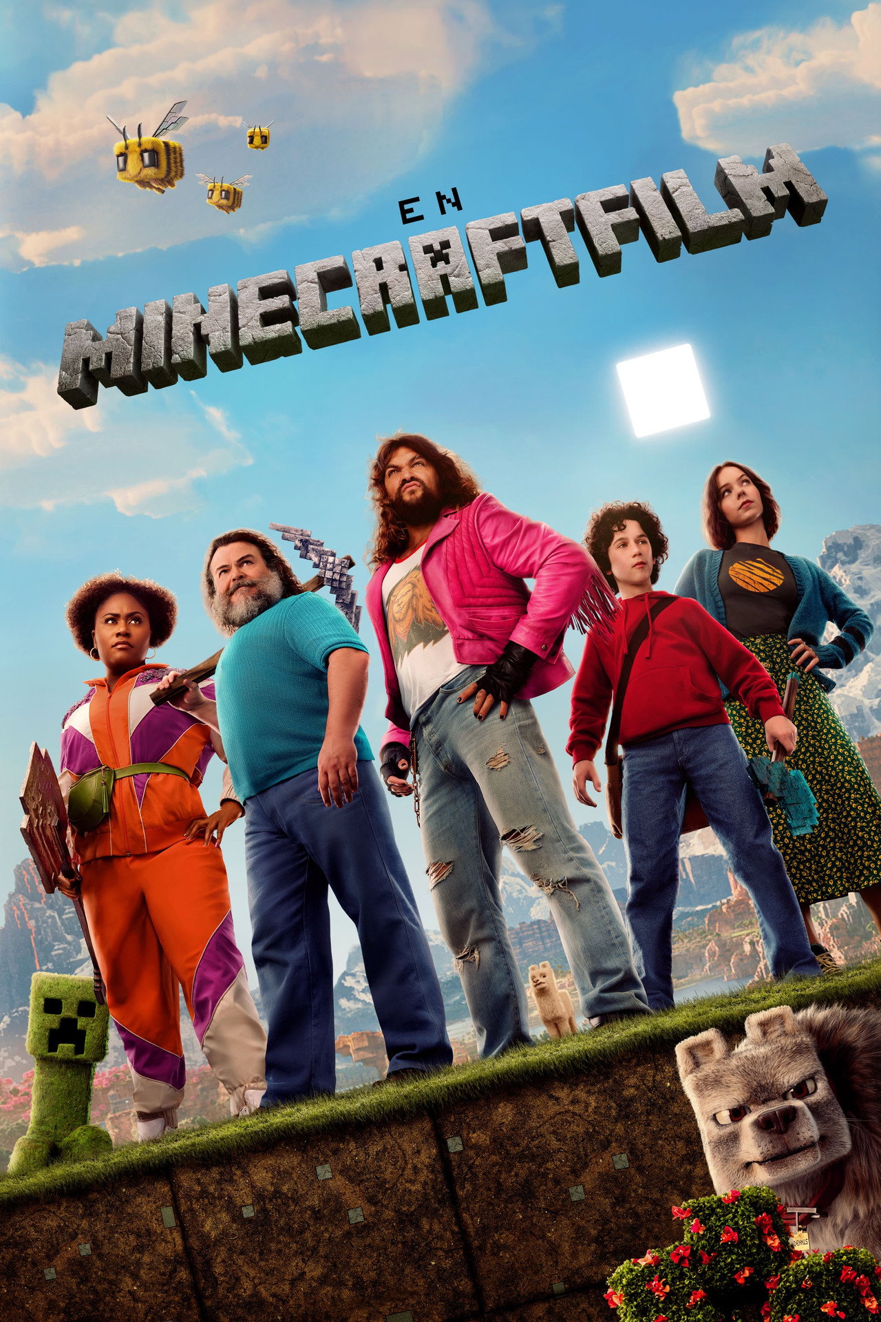 A Minecraft Movie official poster