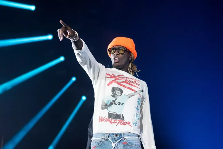 Young Thug performing live