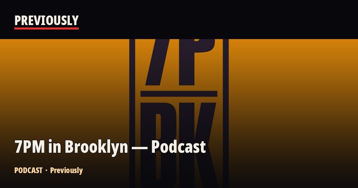 7PM in Brooklyn