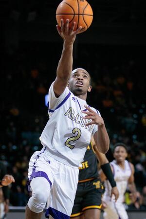 Alcorn State Braves basketball game action