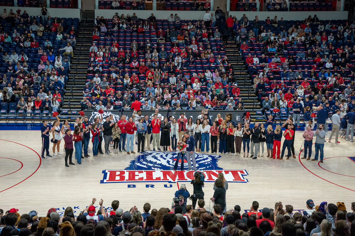 Belmont Bruins men's basketball home game at the Curb Event Center