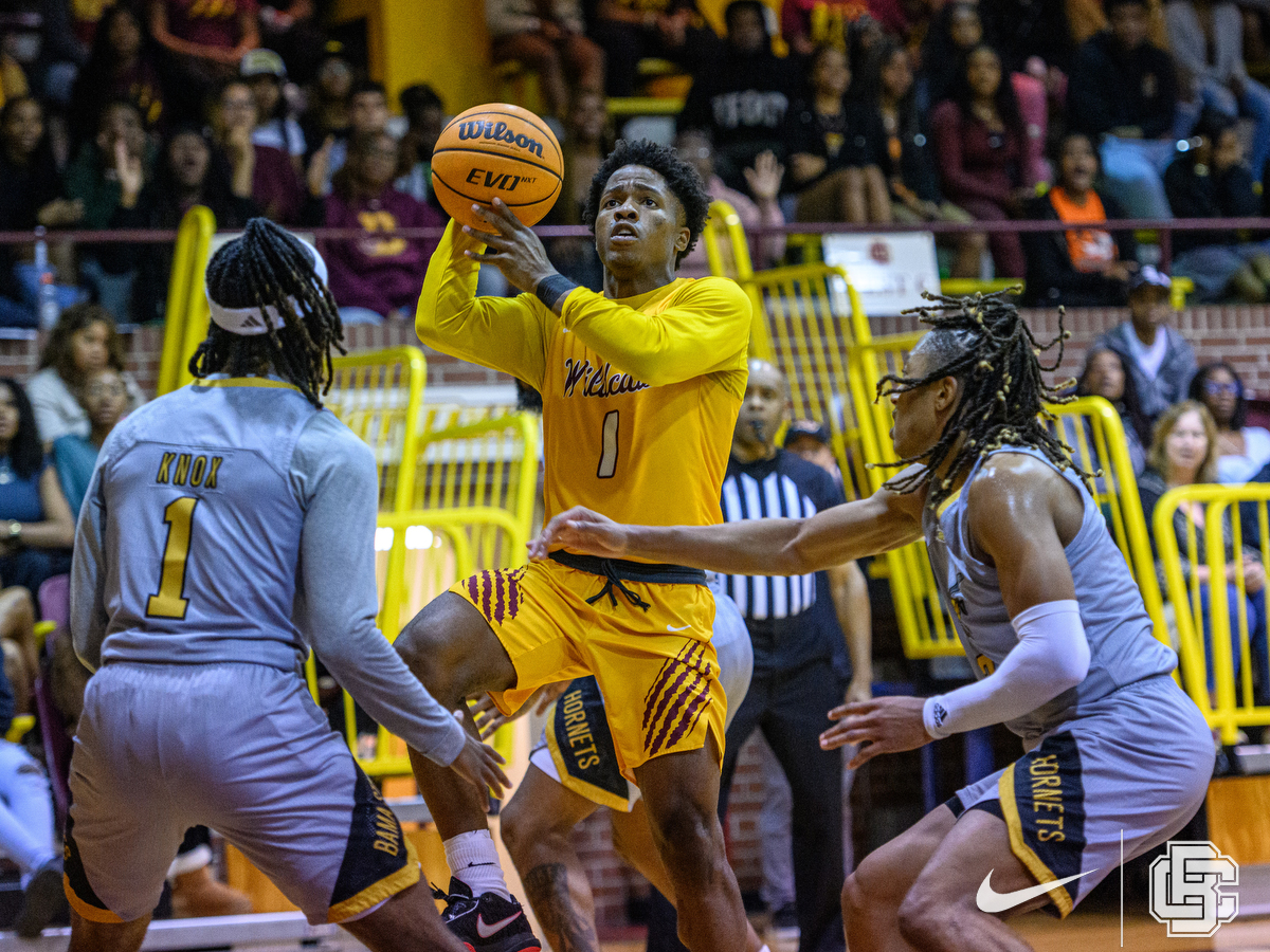 Bethune-Cookman Wildcats men's basketball in action