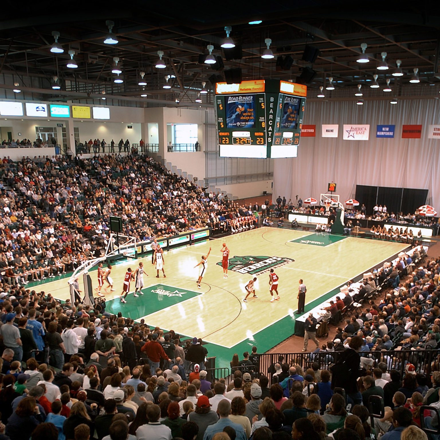 Binghamton Bearcats men's basketball crowd at the Events Center