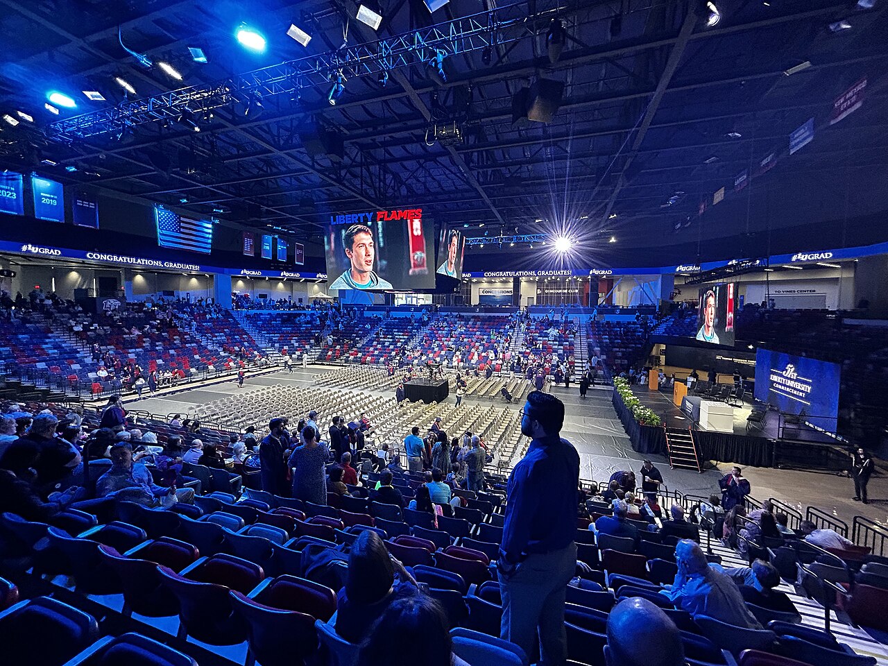 Liberty Flames basketball arena