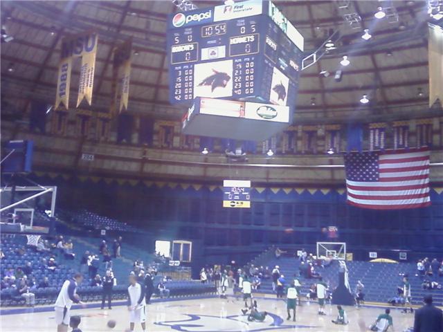 Montana State Bobcats basketball at the Brick