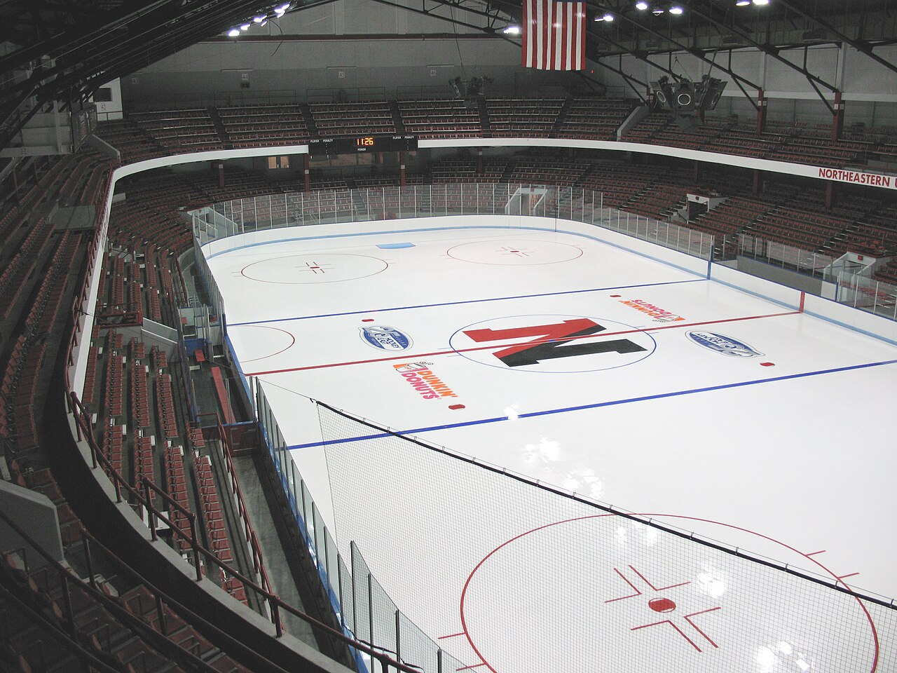 Matthews Arena — the Huskies' historic former home in Boston