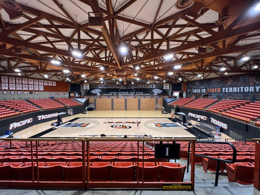 Alex G. Spanos Center — home of Pacific Tigers basketball in Stockton, California