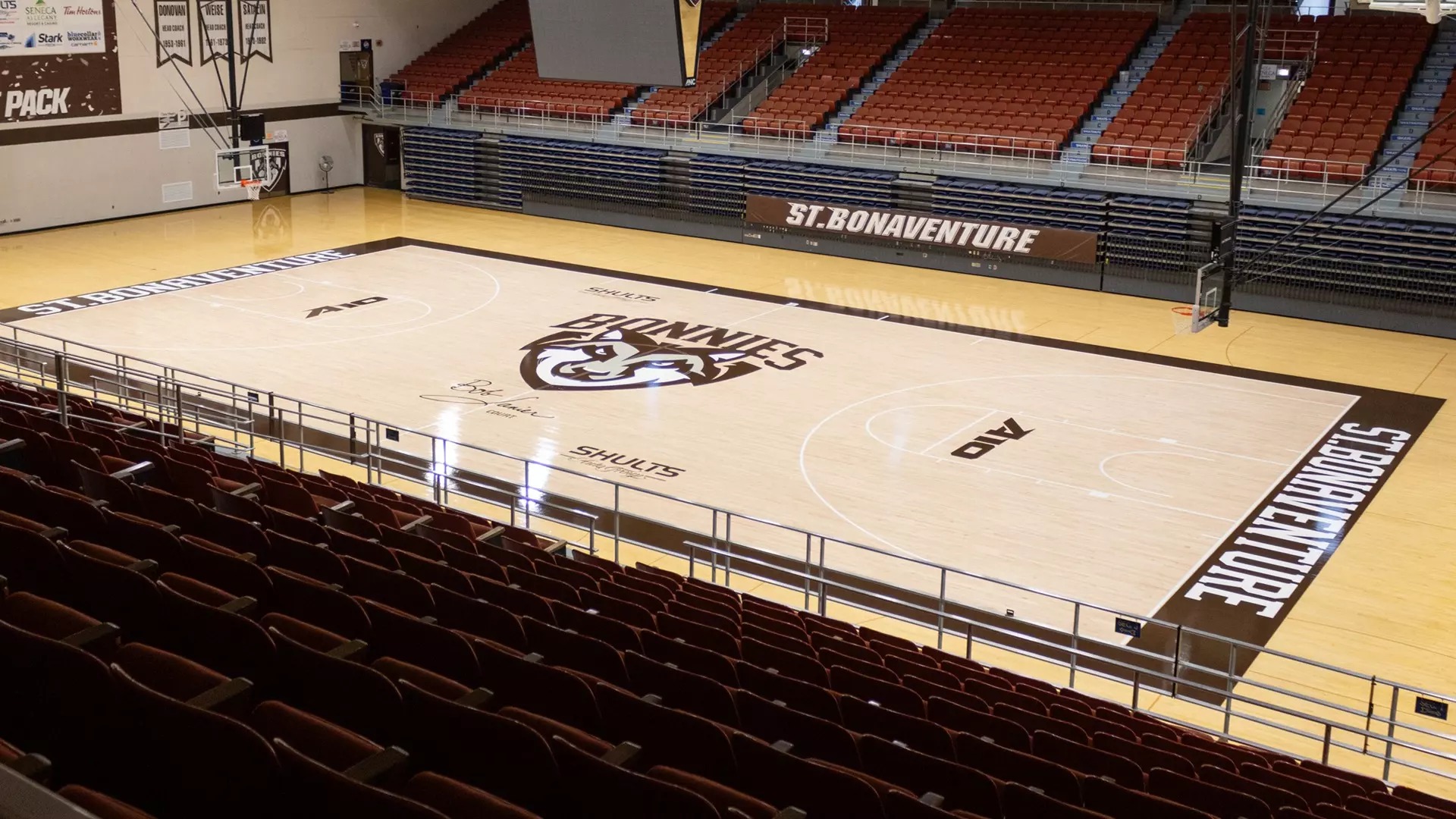 Reilly Center court — home of St. Bonaventure Bonnies basketball
