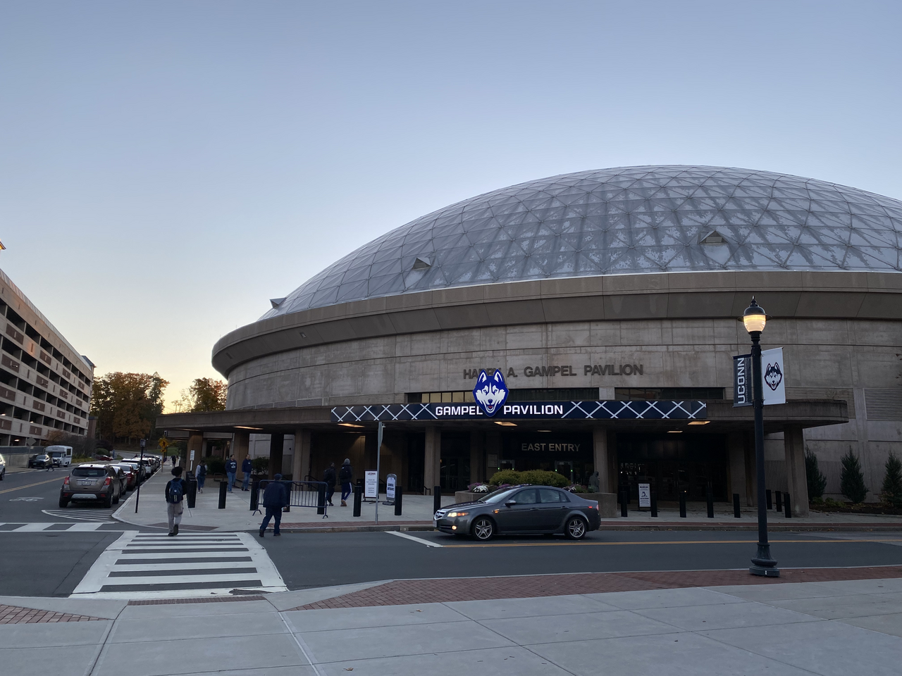 Harry A. Gampel Pavilion, the on-campus home of the Huskies