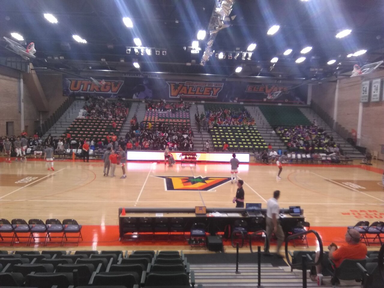 UTRGV Fieldhouse — home of the UTRGV Vaqueros