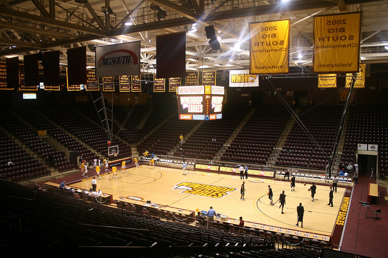 Winthrop Coliseum — home of Winthrop Eagles basketball