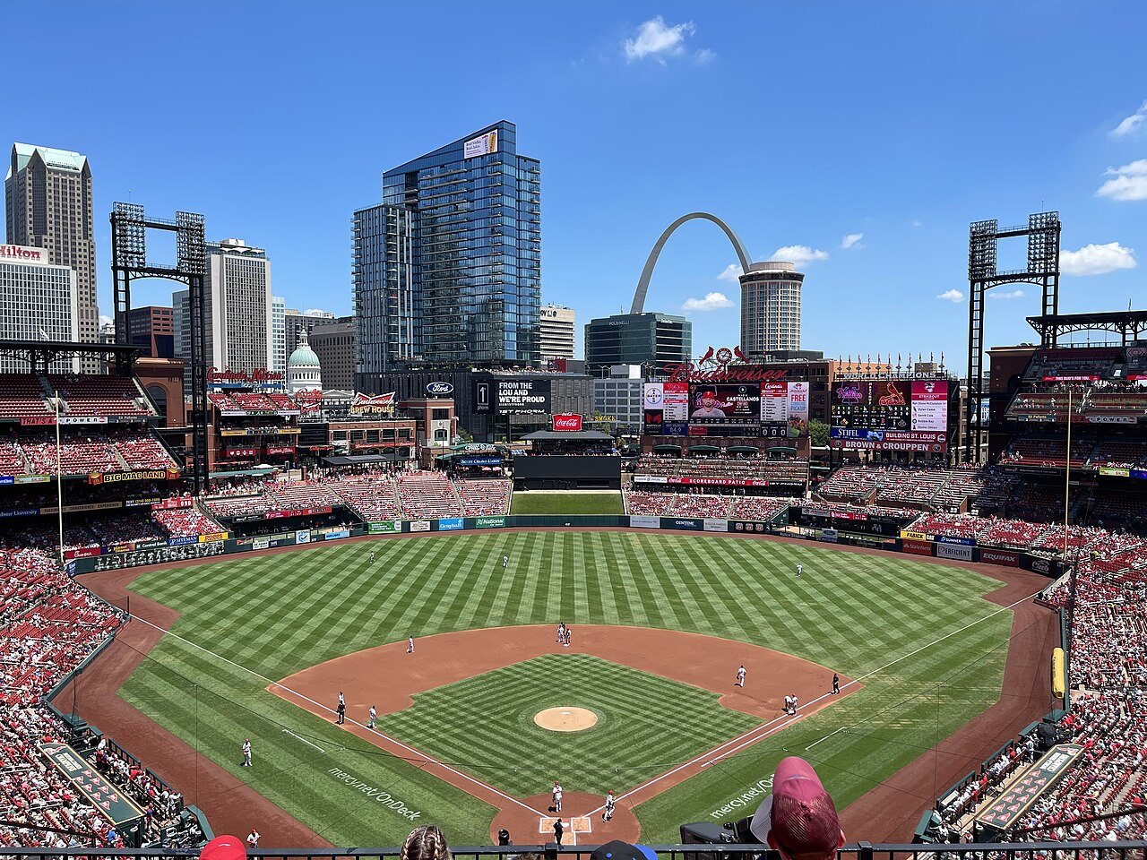 Game day at Busch Stadium, home of the St. Louis Cardinals