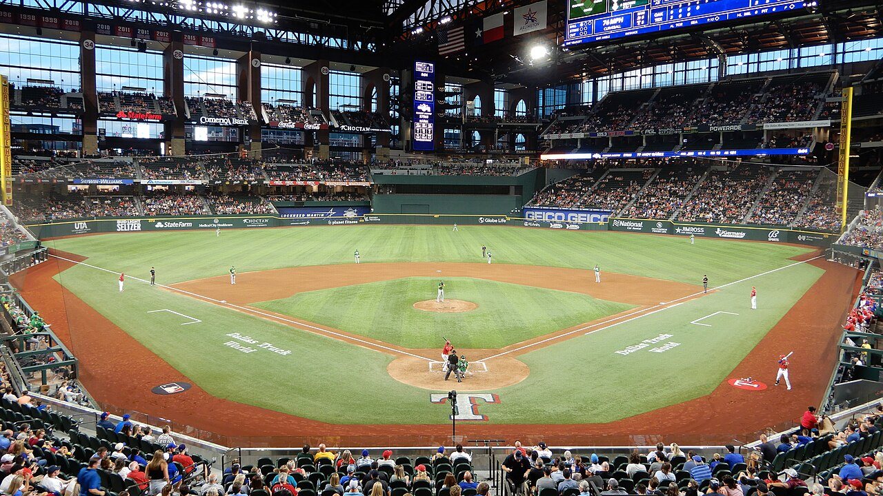 Game day at Globe Life Field, home of the Texas Rangers