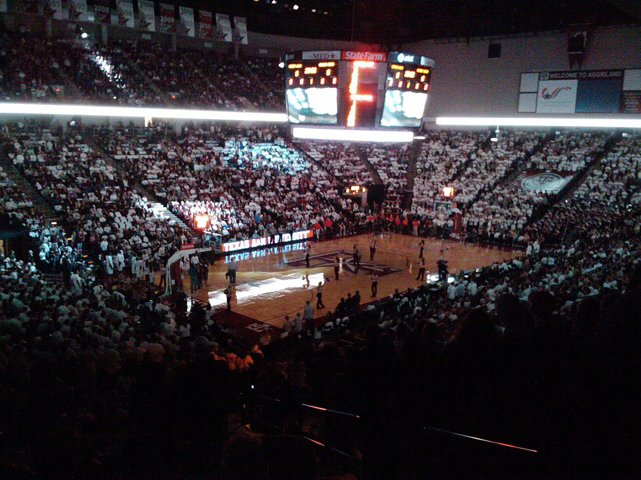 Reed Arena, home of the Texas A&M Aggies basketball team