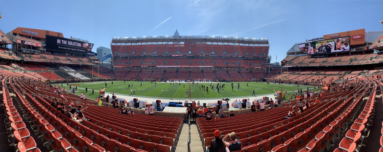 Cleveland Browns game at Huntington Bank Field