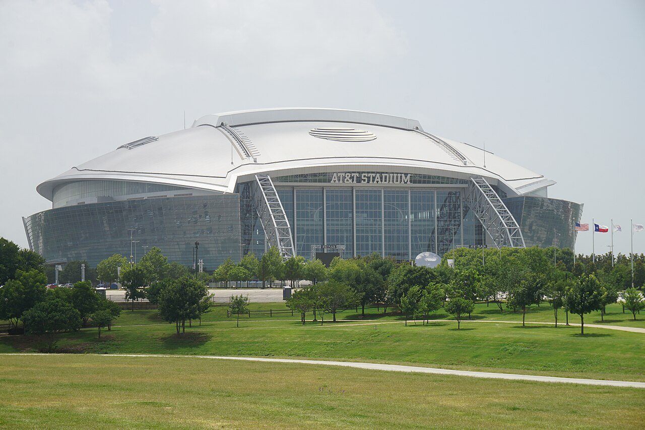 AT&T Stadium during a Dallas Cowboys game
